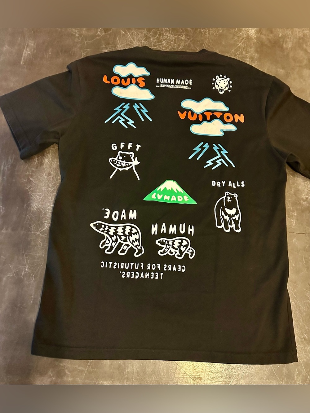 LV Black Tee